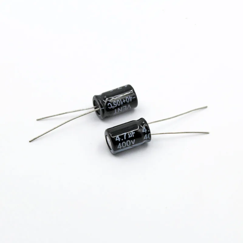 (100)Electrolytic Capacitor Radial Lead Standard General Purpose 8X12mm Aluminum