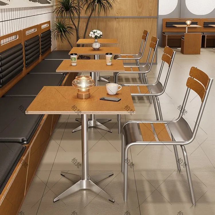 

Комбинация кафе, обеденный стул из кованого железа, квадратный стол, корейский стиль, магазин десертов, карточное сиденье, диван