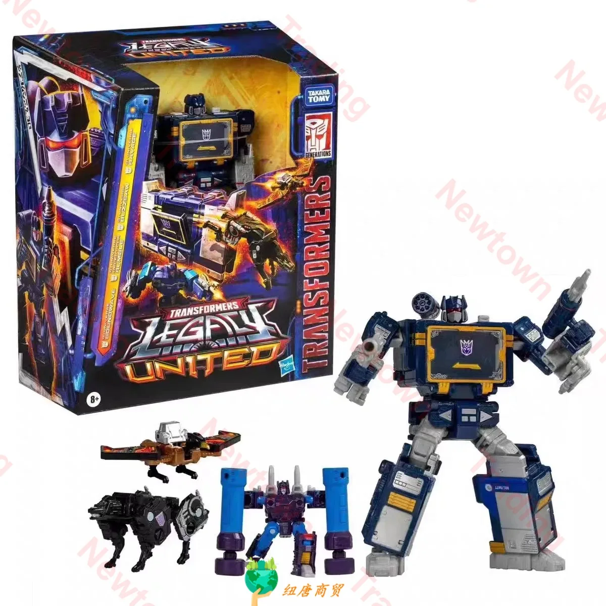 Transforming Toys in Stock Legacy United Soundwave G1 Rumble Buzzsaw Ravage Voyager Action Figure