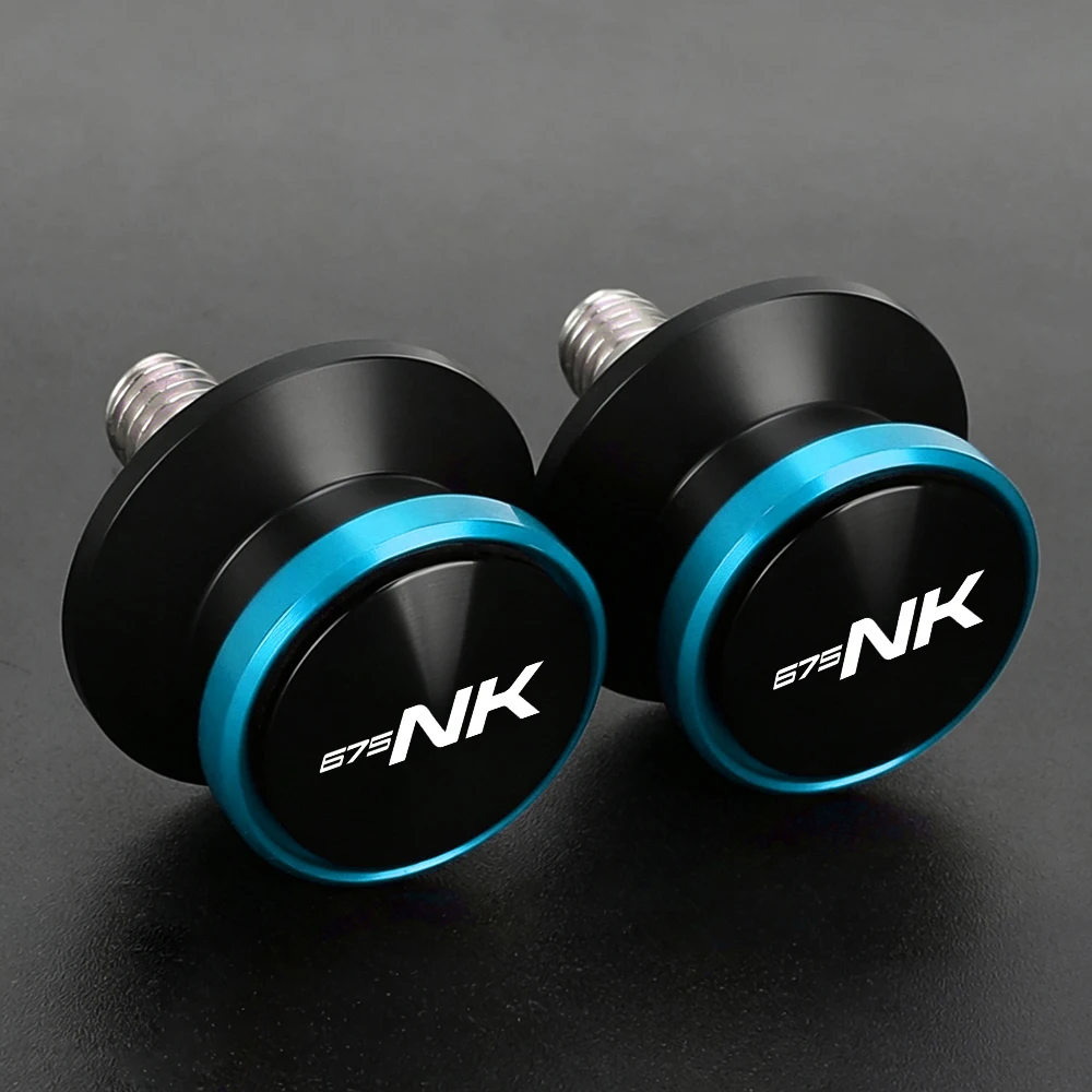 Motorcycle 675NK Accessories Swingarm Spools Slider Stand Support For CFMOTO 675-NK 450SR/450NK M10*1.25 General Aluminum Parts