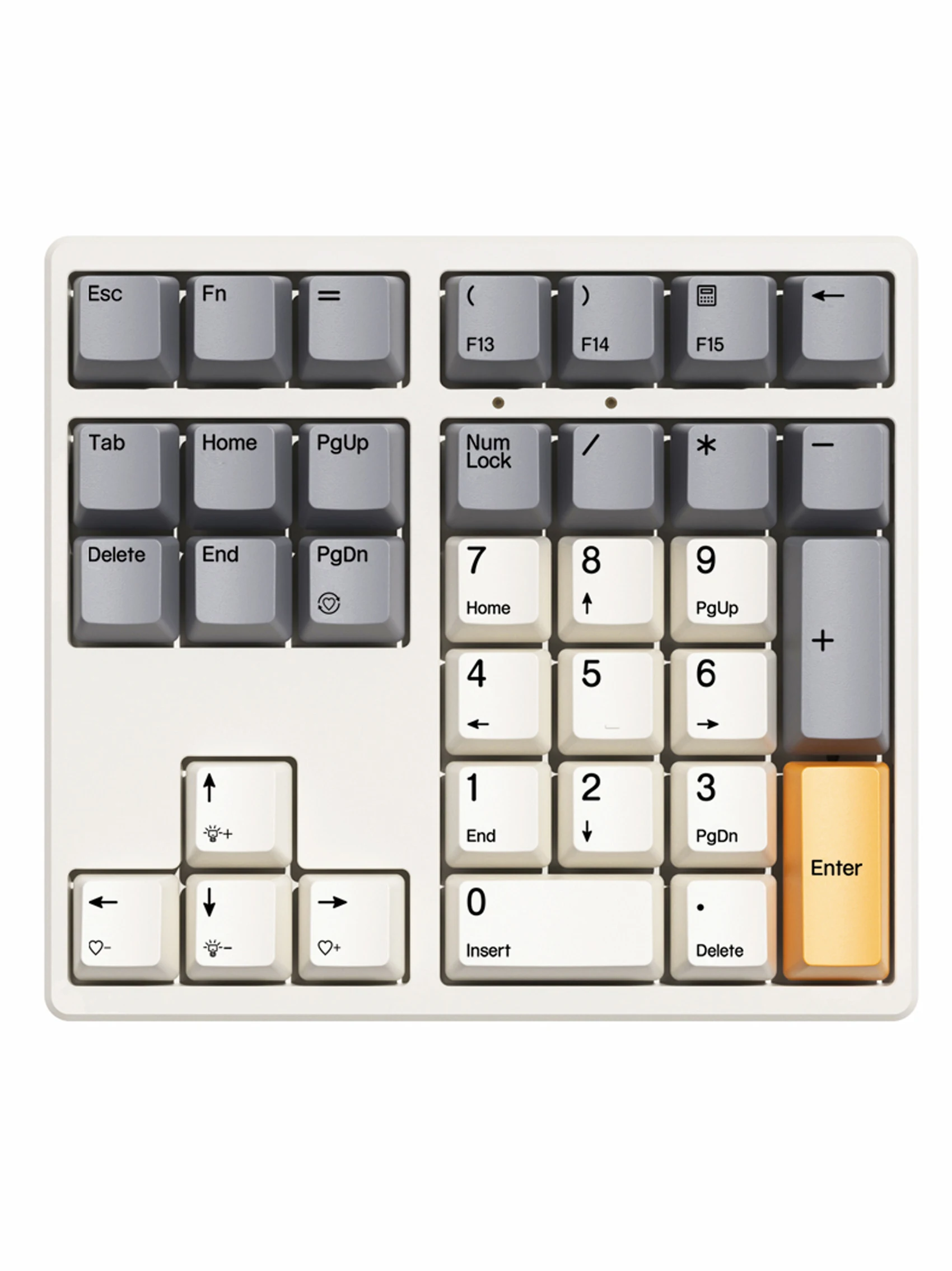 Mini teclado numérico de 34 teclas RGB Hotswap programable compatible con QMK/VIA