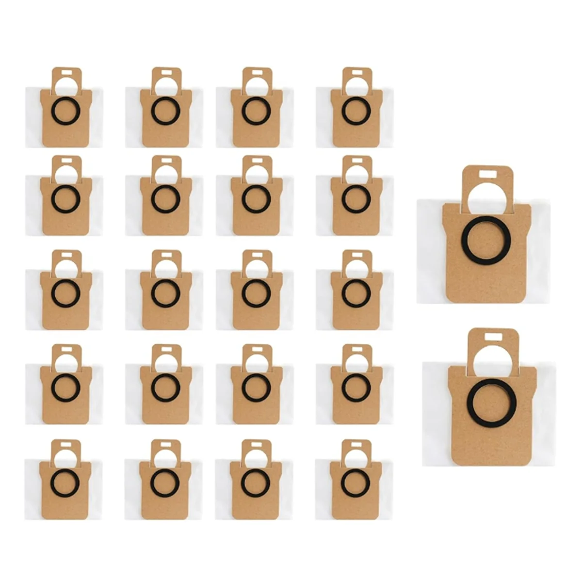 

A58E-22pcs Dust Bag for Dreame L10s Ultra / S10 Pro / L20 Ultra Robot Vacuum Self-Emptying Base 3L Large Replacement Bag