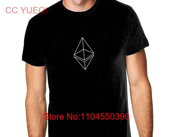 

Футболка Ethereum ETH Crypto Cryptocurrency с длинными или короткими рукавами