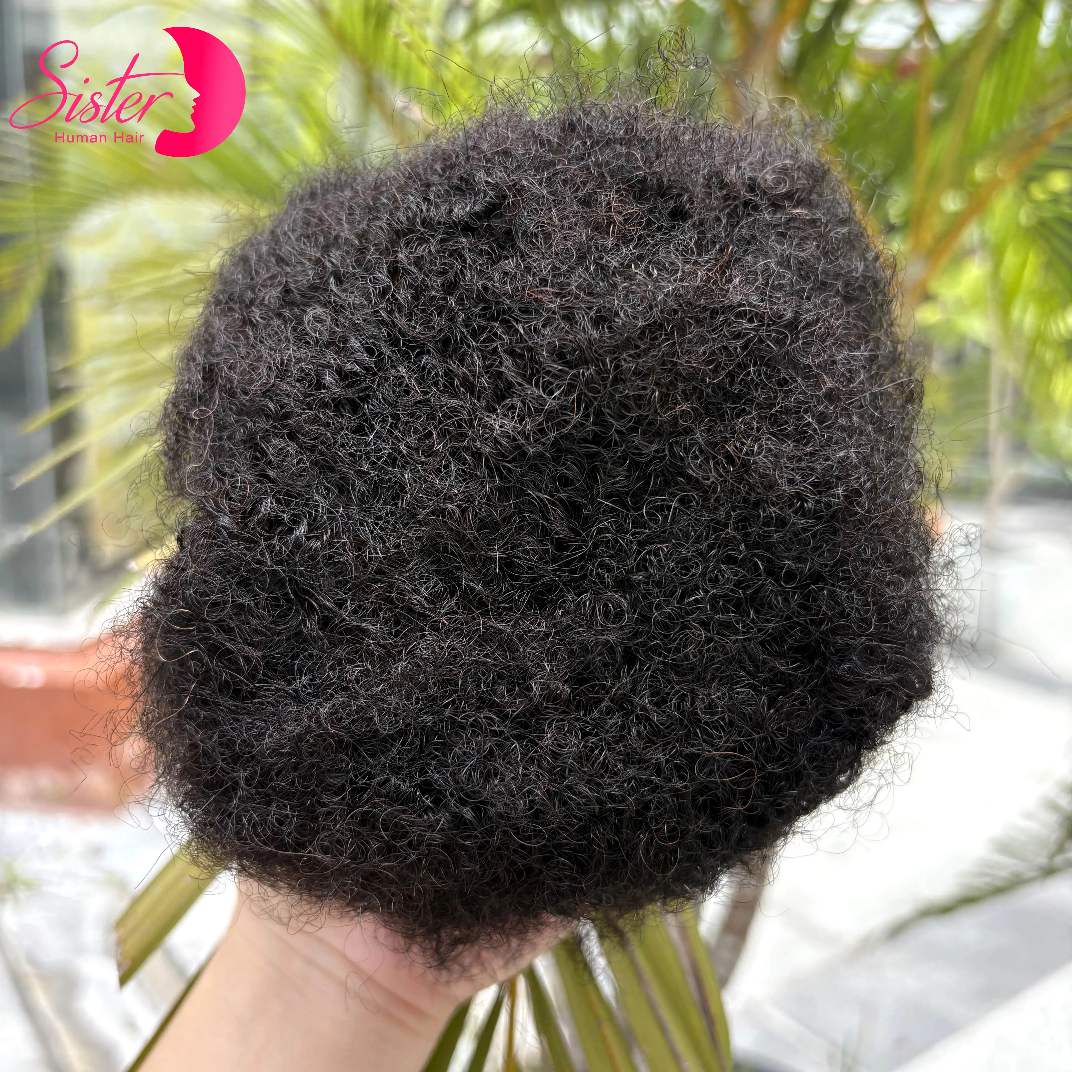 8inch 30g/Pack Afro Kinky Bulk Human Hair for Dreadlock Extensions Repair Locs Twist Braiding Afro Kinky Human Hair for Locs