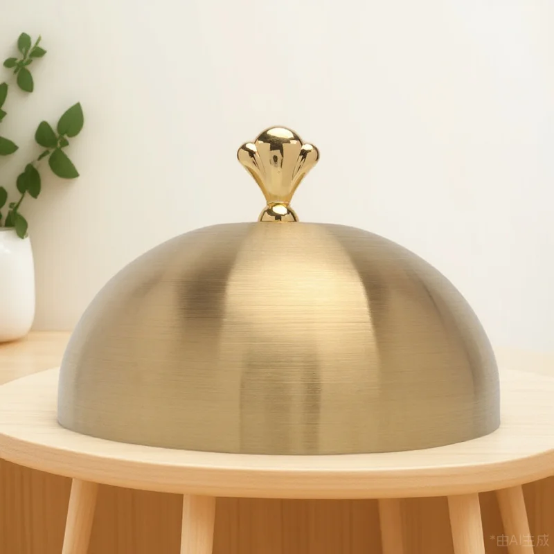 

Stainless Steel Dome Food Cover For Steak Plate Covers Dinner Plates Bbq Fresh-Keeping Kitchen Essential Oil-Proof Meal
