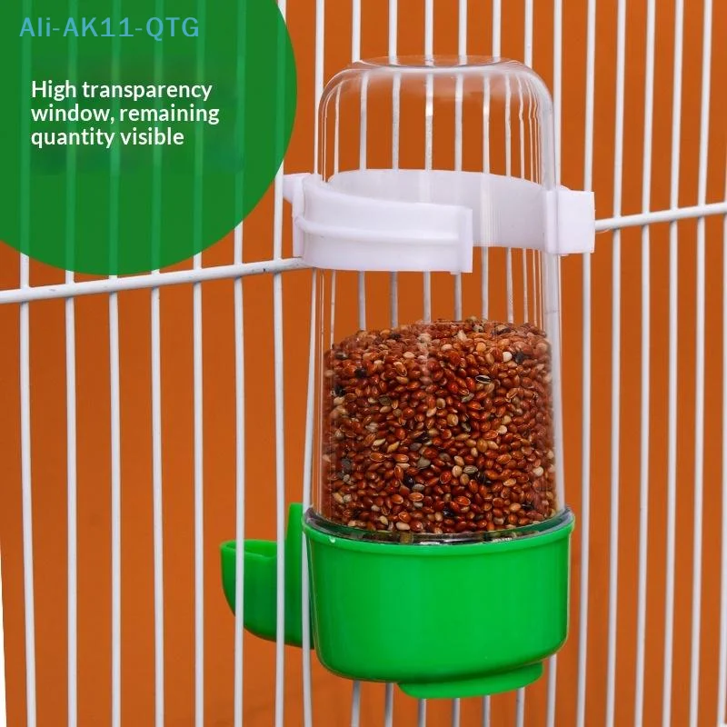 Pet Feeders - 2/4/8/12 ชิ้น ที่ให้น้ำนกอัตโนมัติแบบแขวนในกรง 240 มล. อุปกรณ์ให้อาหารนกสำหรับนกขนาดเล็ก