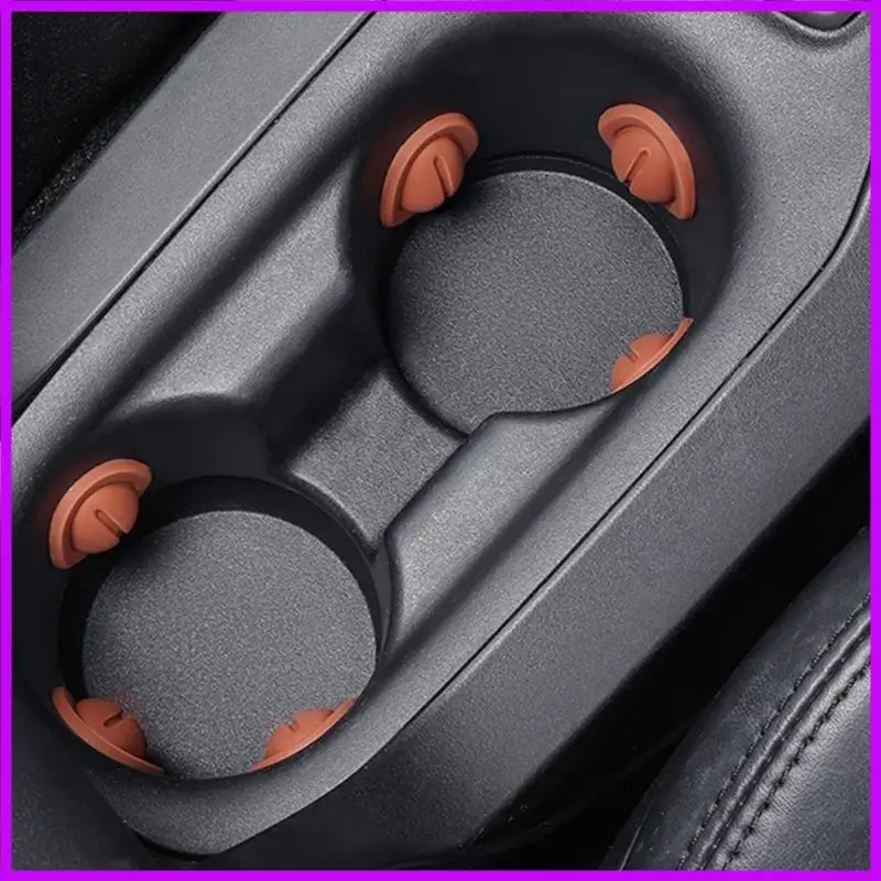 R9CC Silicone Cup Holder Inserts For Car Secure Drink Stabilizer And Spill Preventer