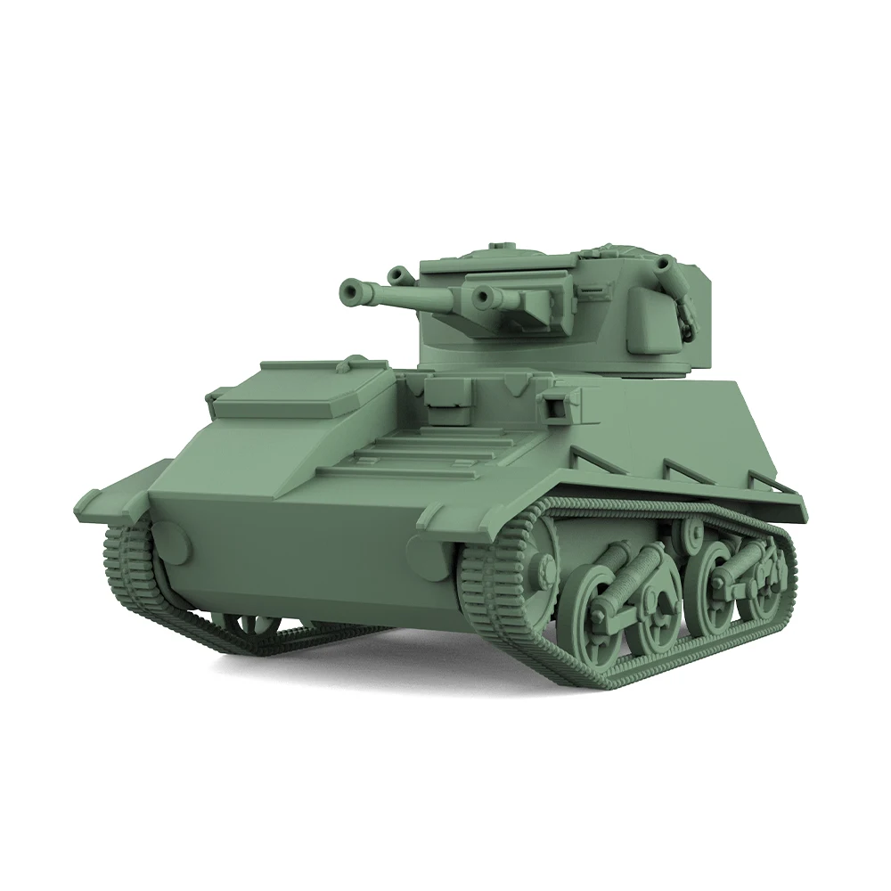 SSMODEL SS200575 1/200  Military Model Kit British Vickers Mk.VI Light Tank Miniature Static Model War Games