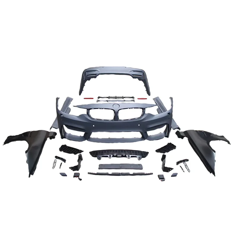 

pp material 4 Series F32 F33 front bumper side skirts rear bumper upgrade to M4 style Body Kit