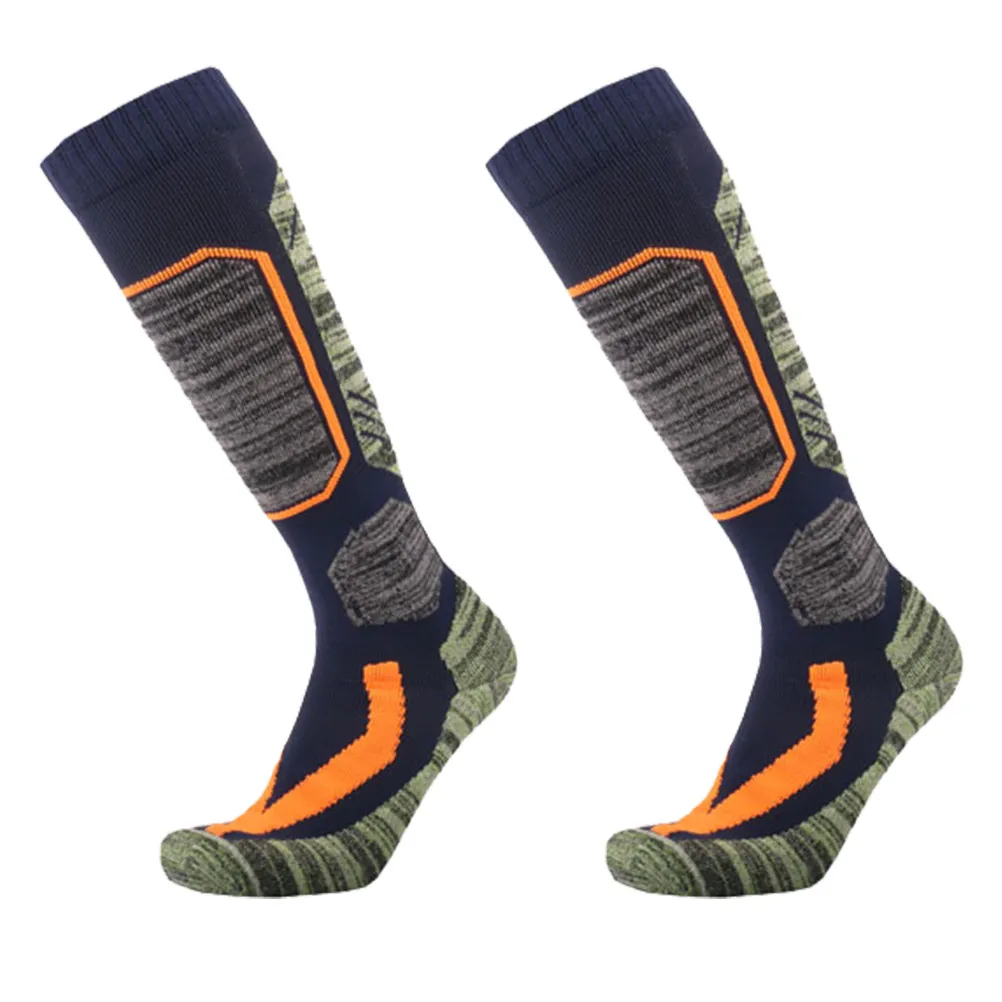 

Ski Socks Thick Warm Snow Winter Long Knee Socks Breathable Thermal Regulating Outdoor Sports Cotton Comfortable Stocking