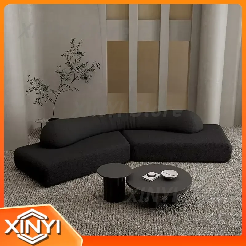 Italian Minimalist Modular Fabric Sofa for Living Room for Fashion Store for Beauty Salon Reception modular sofa sectional