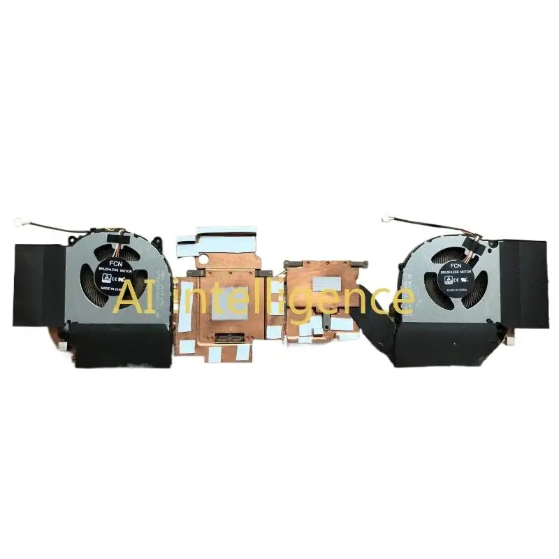 Оригинал для CLEVO PC70DN2 FMKL FMKK CPU + GPU ОХЛАЖДАЮЩИЙ ВЕНТИЛЯТОР Радиатор 6-31-PC70N-104 CTT