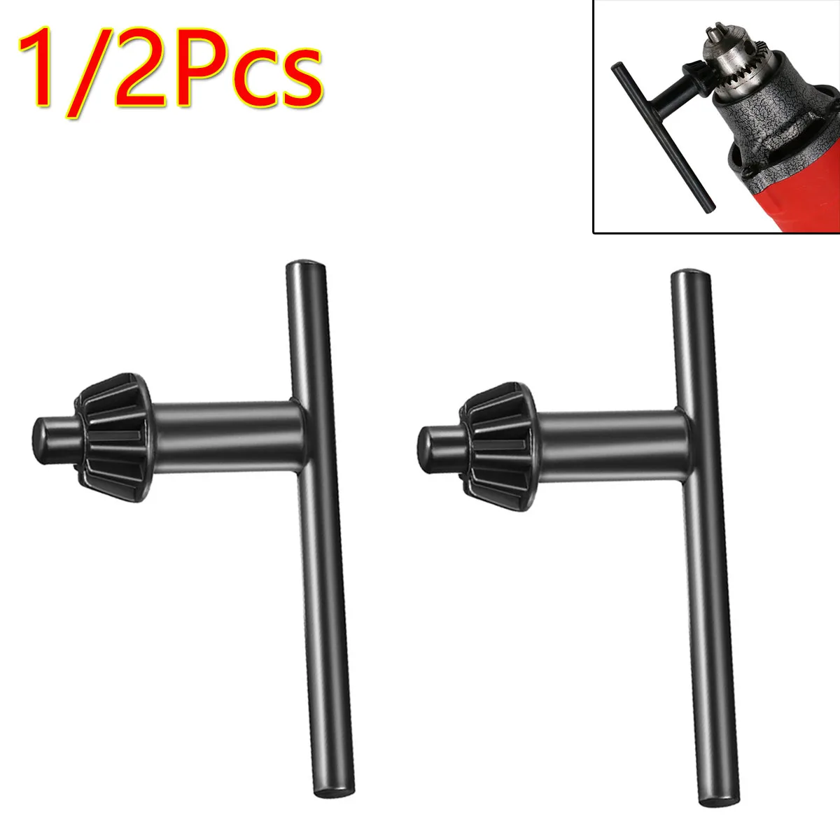 

1/2Pc Electric Hand Drill Chuck Key Hanging Mill Chuck Keys Adapt to 1.5-13mm Drill Chuck Wrench Tools Power Spanner Ginder Tool