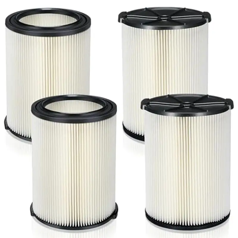 

Комплект из 4 фильтров AUAU-4Pack VF4000 для пылесосов Ridgid 72947 Vacs объемом 5-20 галлонов, для моделей RV2400A, RV2600B, WD5500, WD0671, запчасти для пылесосов