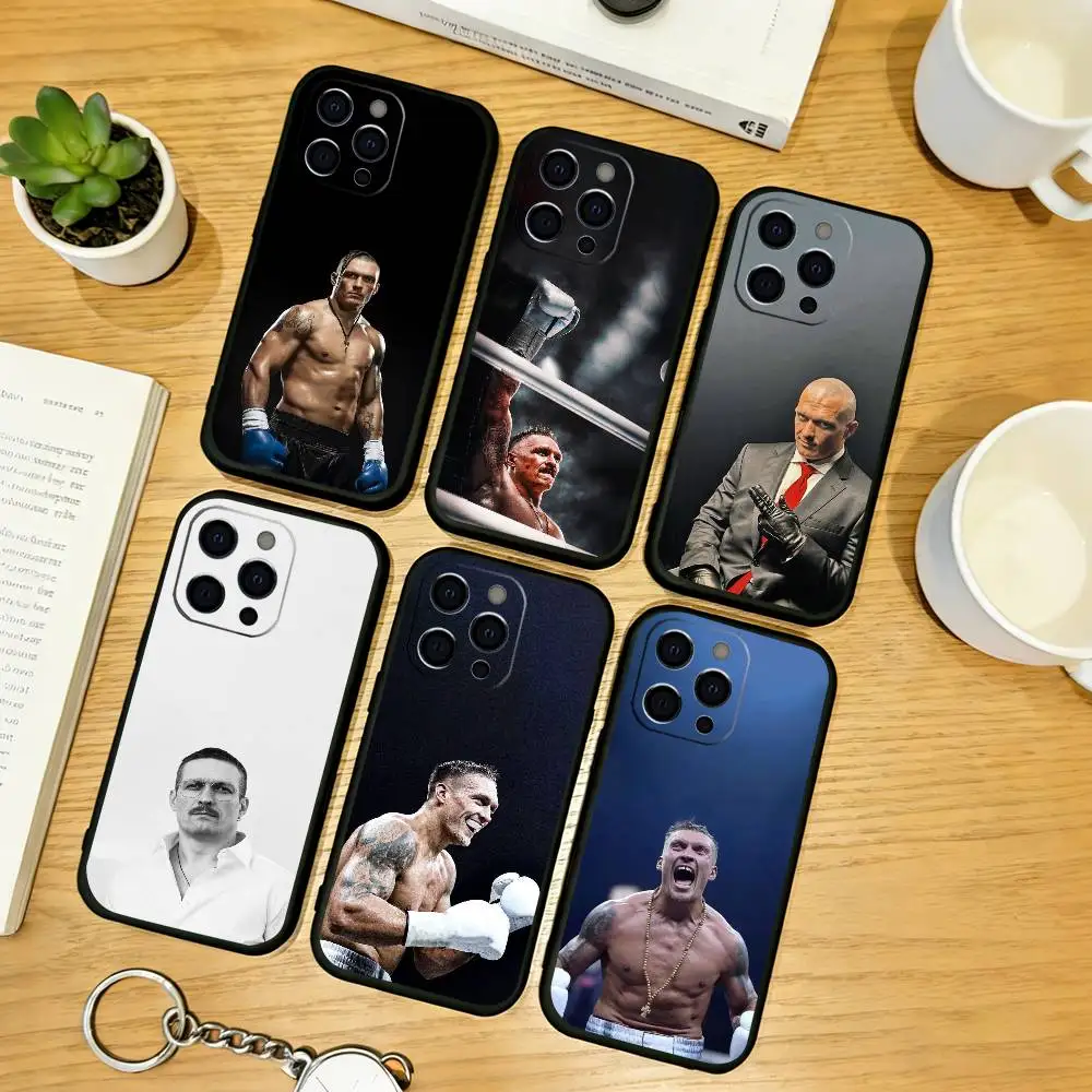

O-Oleksandr Usyk Phone Case For iPhone 17, 16,15,14,13,12,11 Plus,Pro Max, Others Soft Black Cover