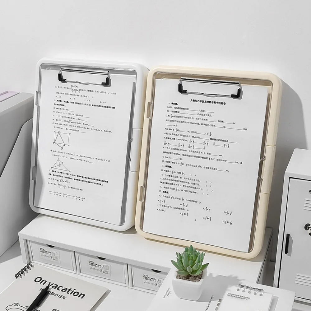 Durable Multi Functional A4 Folder Large Capacity Korean Integrated Document Board Simple File Organizer Writing Pad Student