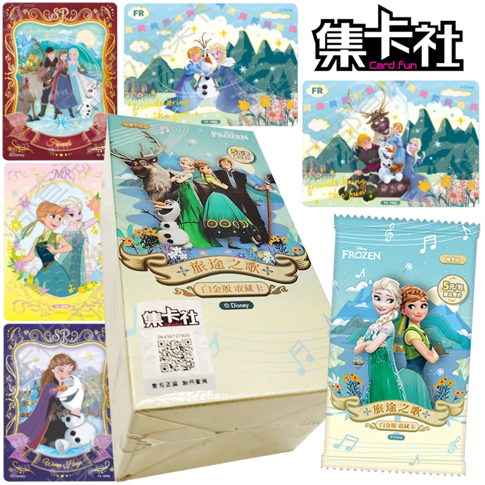 

Новая натуральная карта.fun FROZEN, коллекционная карта, классическая волшебная семейная анимация, карты принцессы с героями мультфильмов, детские подарки для хобби