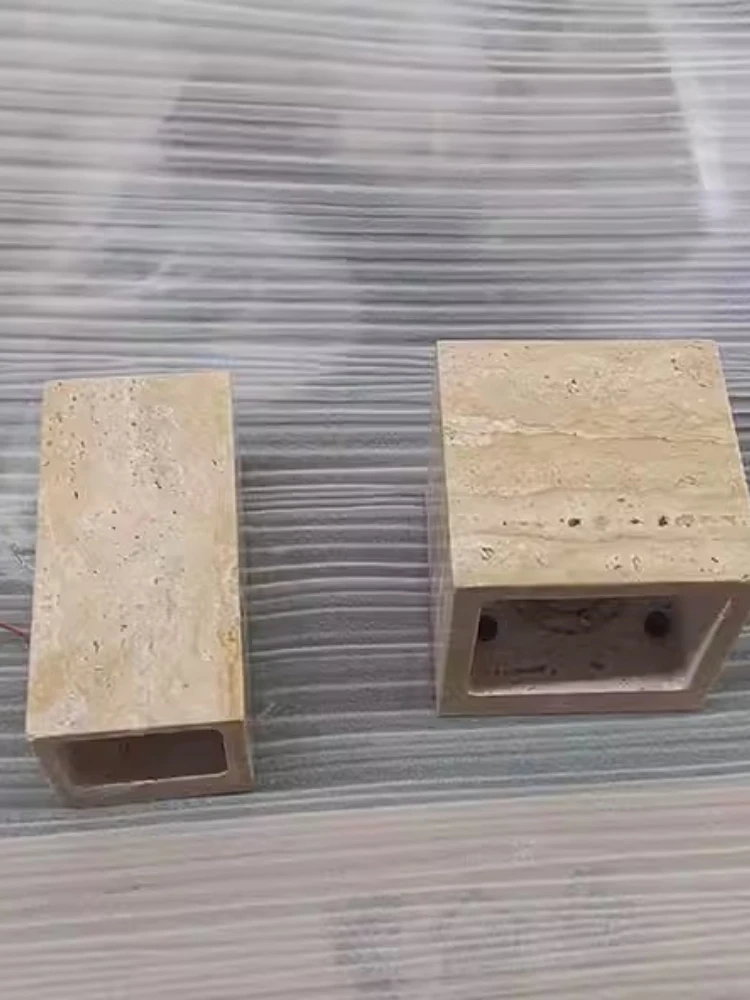 Natural Yellow Cave Stone Indoor Wall Lamp Living TV Background Wall Bedroom Bedside Table Lighting Balcony Corridor Decoration