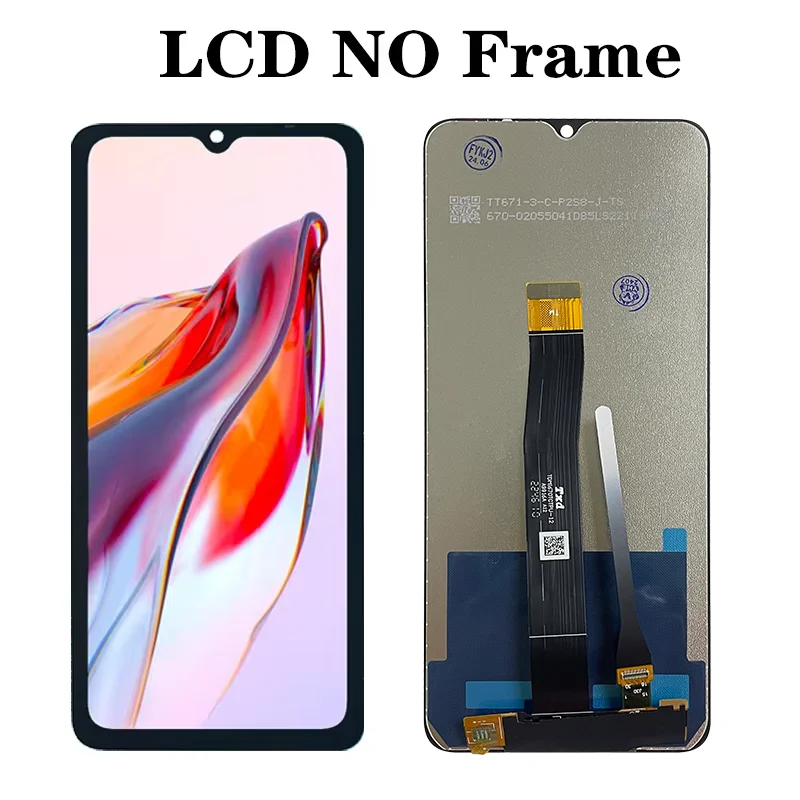 6.71\'\' Original For Xiaomi Redmi 12C LCD 12 c Display FrameTouch Screen Panel Digitizer For Redmi 12C Display 12C LCD 22120RN86