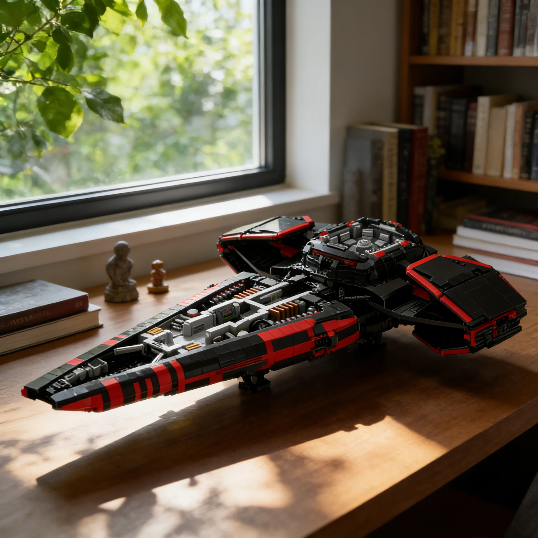 4224 Teile MOC Star Battle The Tattooed Scimitar Sith Infiltrator Modellbausatz Spielzeug Konstruktion Weihnachtsgeschenke Bausteine
