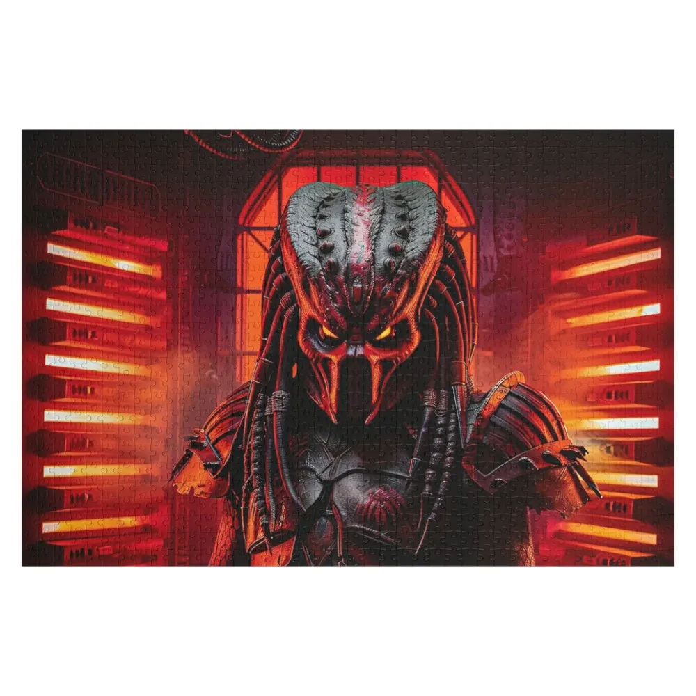 

Portrait Of An Alien Hunter Jigsaw Puzzle Wood Photo Personalized Woods For Adults Puzzle