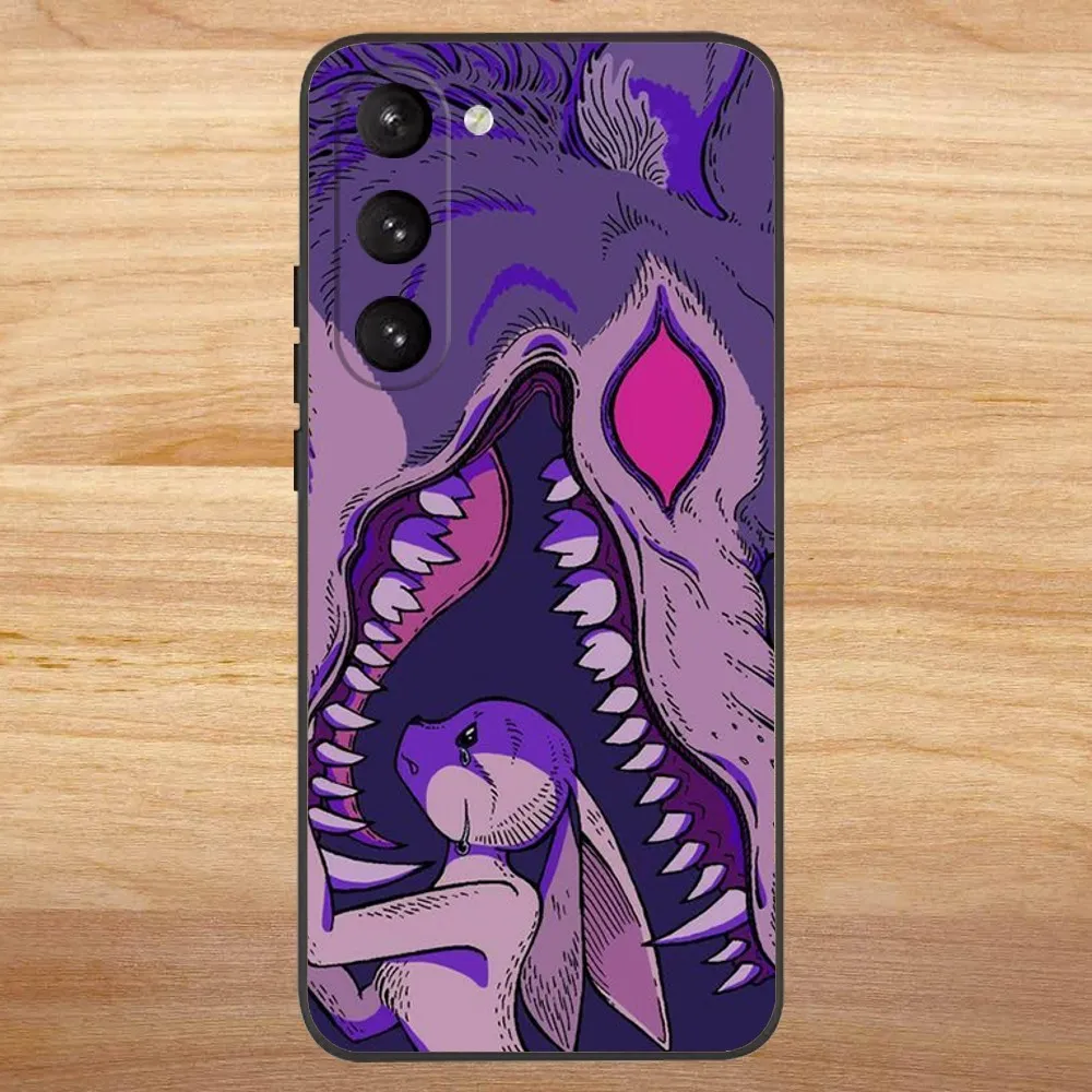 B-Beastars Phone Case For Samsung S23,23,22,30,21,10,9,Note20 Ultra,Lite,Ultra,5G,Plus,FE,Black Soft Case