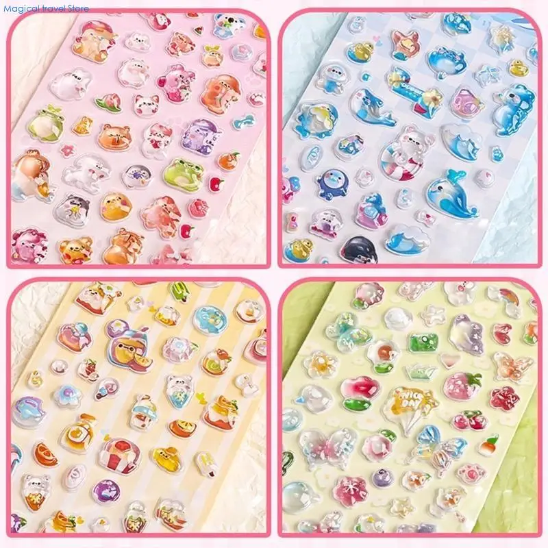 N2UB Animal Butterfly Sticker for Planner Pencil Box Phone Case Water Bottle Journal