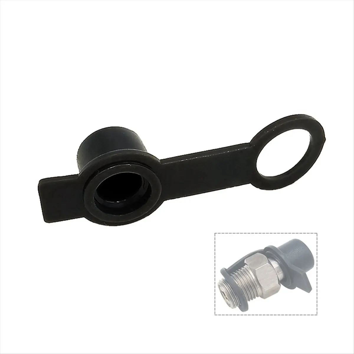 BAAQ For Air Tank Regulator Rubber Fill Nipple Male Foster Quick Disconnect Dustproof Covers