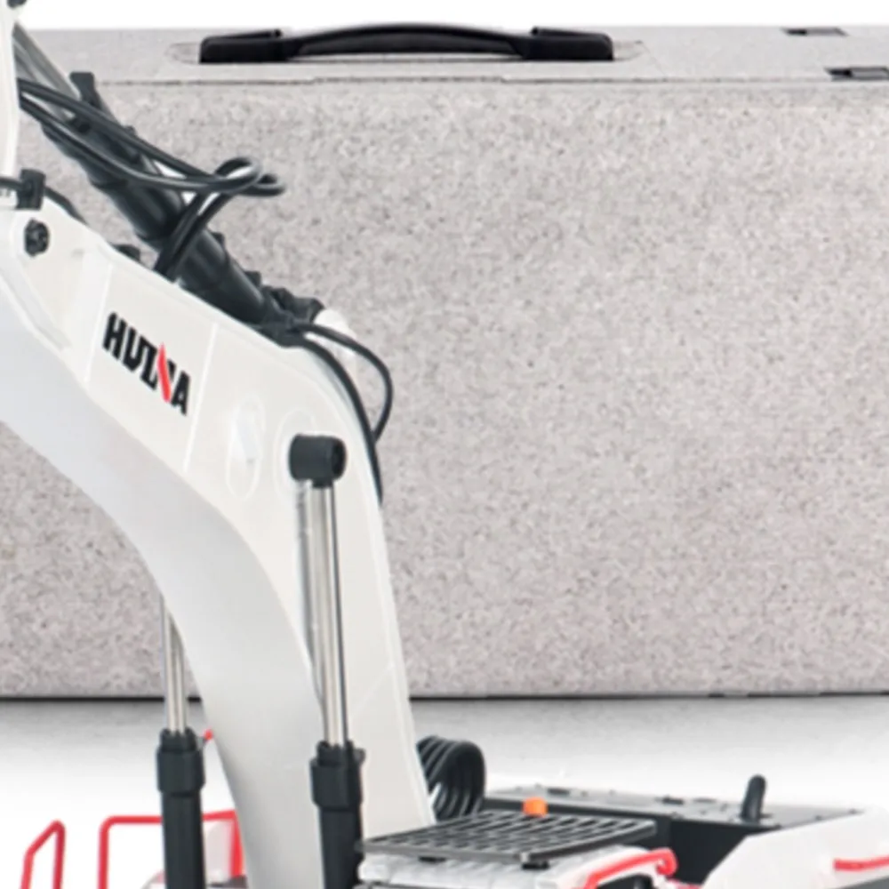 

Распродажа в США 1/14 HUINA RC Металлический экскаватор Модель игрушки 1594 Радио Свет Батарея 22CH Звук