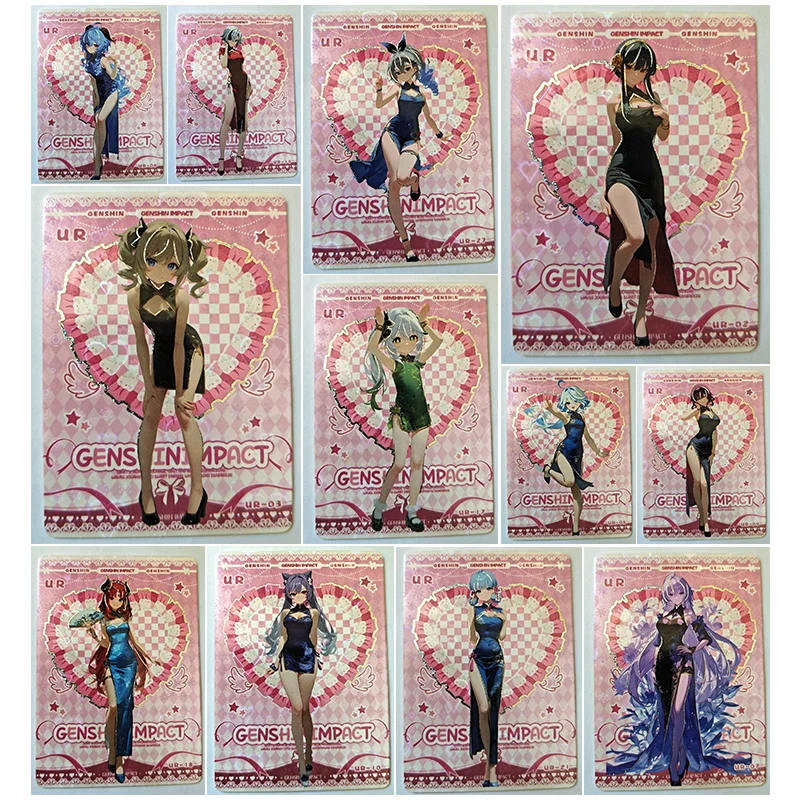 Anime Goddess Story UR Series Collection Cards Raiden Shogun Yae Miko Yor Forger Rem Christmas Birthday Gifts Children's Toys