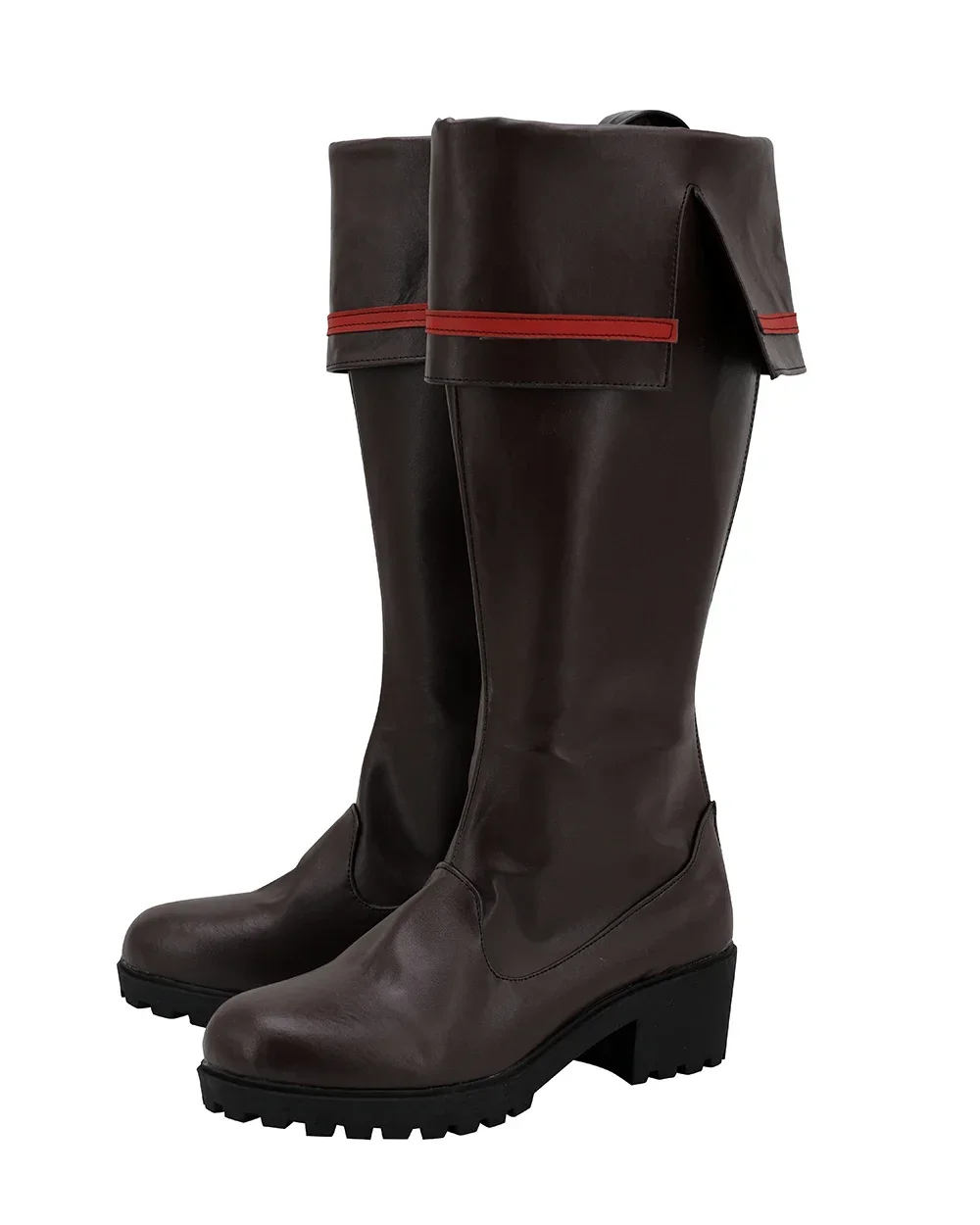 Botas de cosplay D.Gray-man Lavi Rabi, zapatos marrón oscuro, hechos a medida en cualquier tamaño
