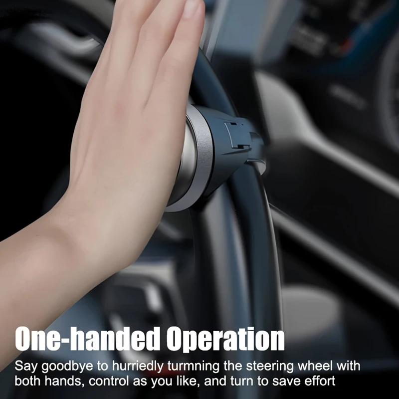 360 graden rotatie auto universele metalen lager spinner knop balvormige stuurwiel booster handvat booster