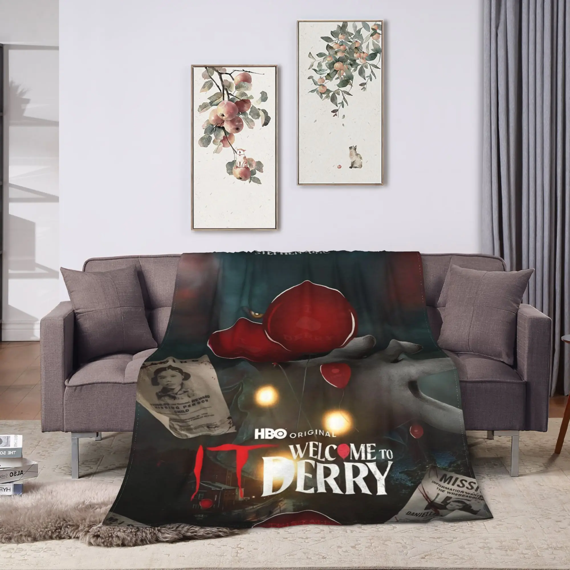 بطانية دافئة السفر تلقائي مرحبا بكم في ديري 2025 المسلسلات التلفزيونية الجديدة فيلم رمي بطانية الفانيلا المفرش لغطاء السرير كرسي الأريكة