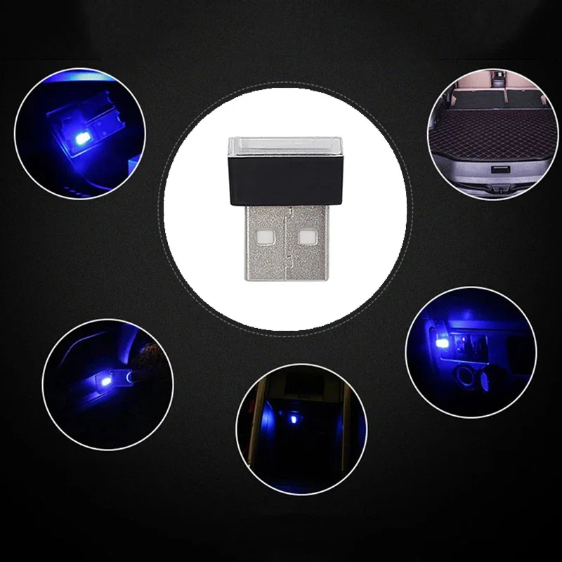 Auto-LED-Licht USB-Stimmungsleuchte Atmosphärenlicht Auto-Innenraum Plug-and-Play Dekorationslampe Universelle Ambientebeleuchtung Dekorativ – Detail 3