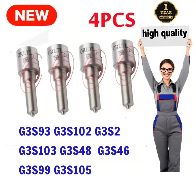 

4PCS G3S103 G3S48 G3S46 G3S99 G3S102 G3S2 G3S105 G3S93 for DENSO Cummins Toyota Hilux Mitsubishi Nissan Diesel Injector Nozzle