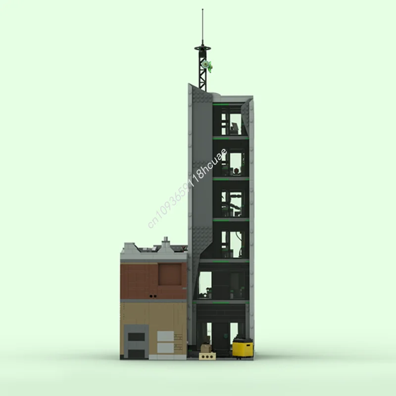 2968 pçs moc modular oscorp super heróis modelo blocos de construção ideia criativa arquitetura brinquedos aniversário montar presentes natal