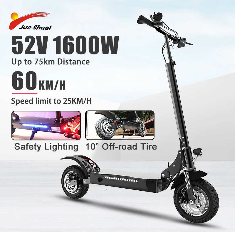 X750 Electric Scooter Adult 52V1600W Motor 10