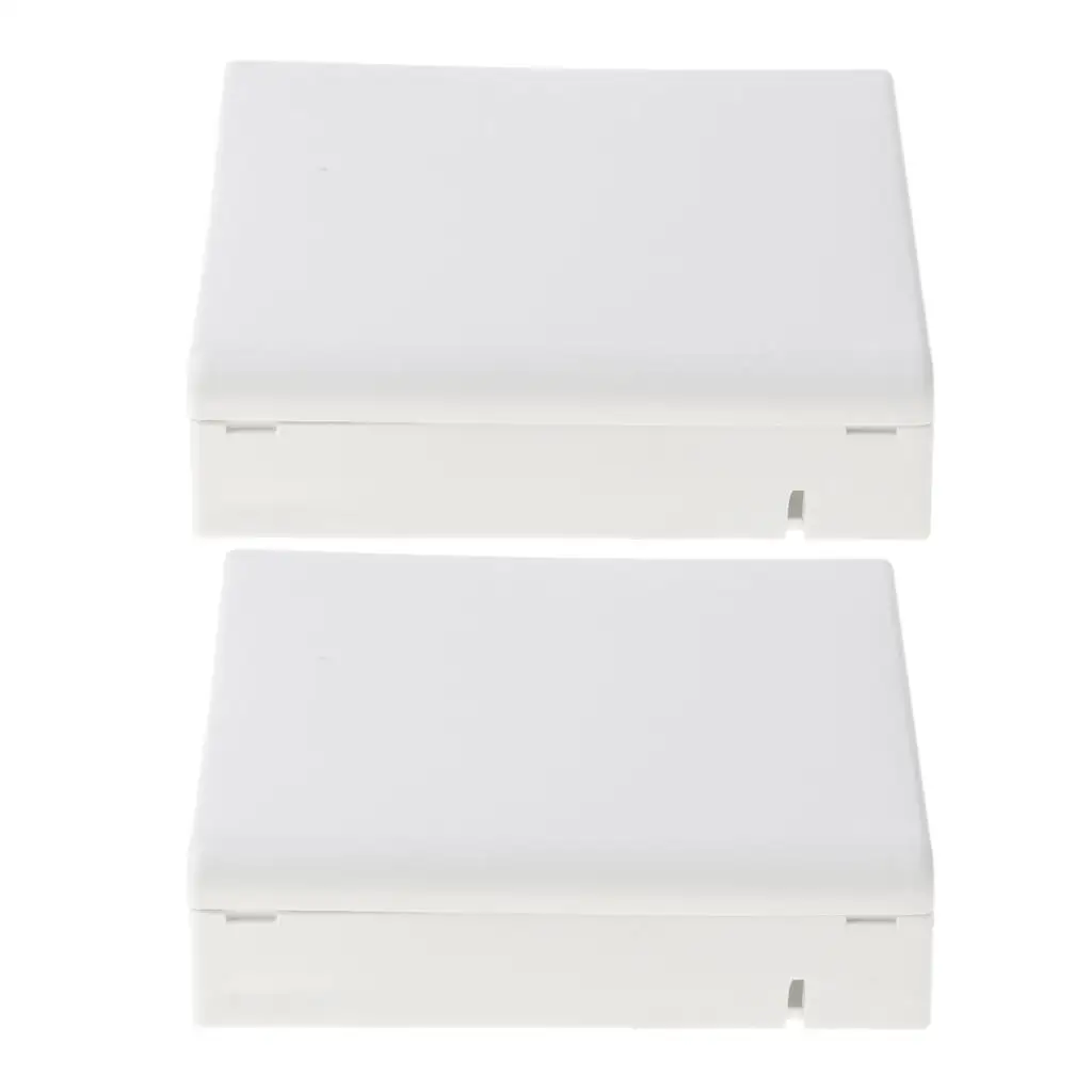 2xFiber Optic Distribution Case ABS 86 Desktops Panels Terminal Box for FTTH