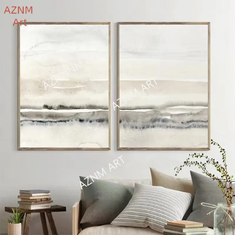 Abstrakte Minimalistische Neutrale Poster und Drucke Leinwanddruck Wandkunst für Wohnzimmer Heimdekoration