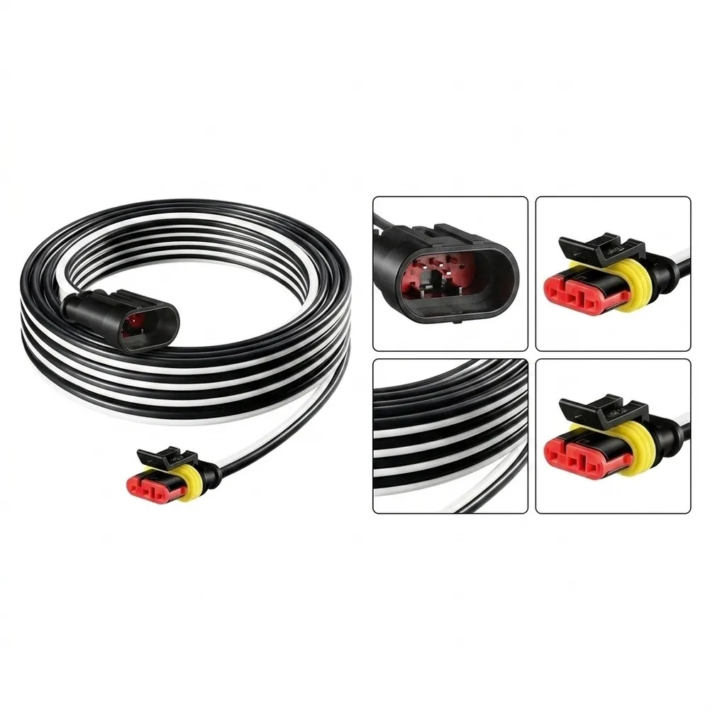 Flexible Charging Cable Replacement, Power Cord Compatible With Robotic Lawnmower R50Li R70Li R75Li, Wear‑Resistant Garden Mower