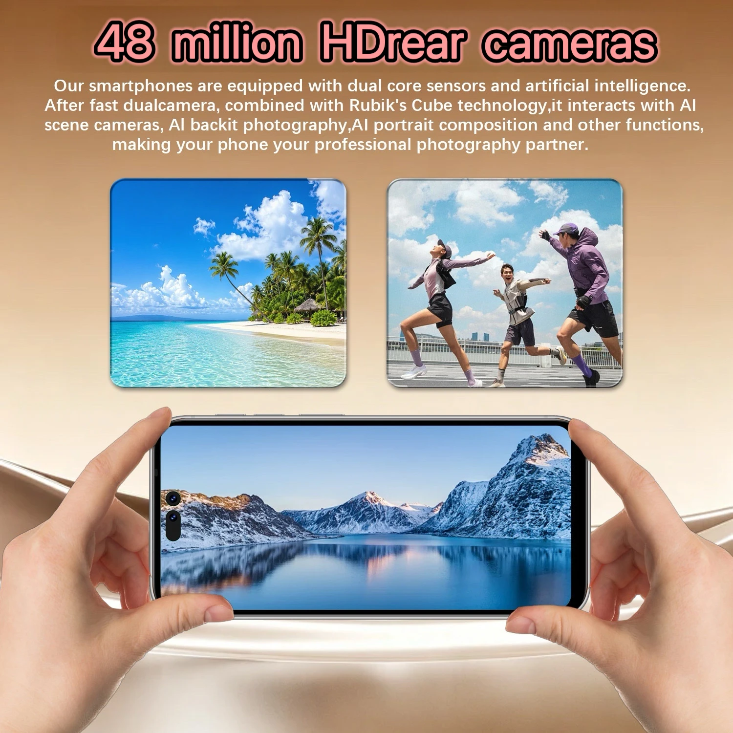 SURGAZE 2026 High Performance I18 Pro Max Smartphone 16GB+1TB 5000mAh 6.8Inch 5G Dual SIM Global Version Mobile Phone Arrival