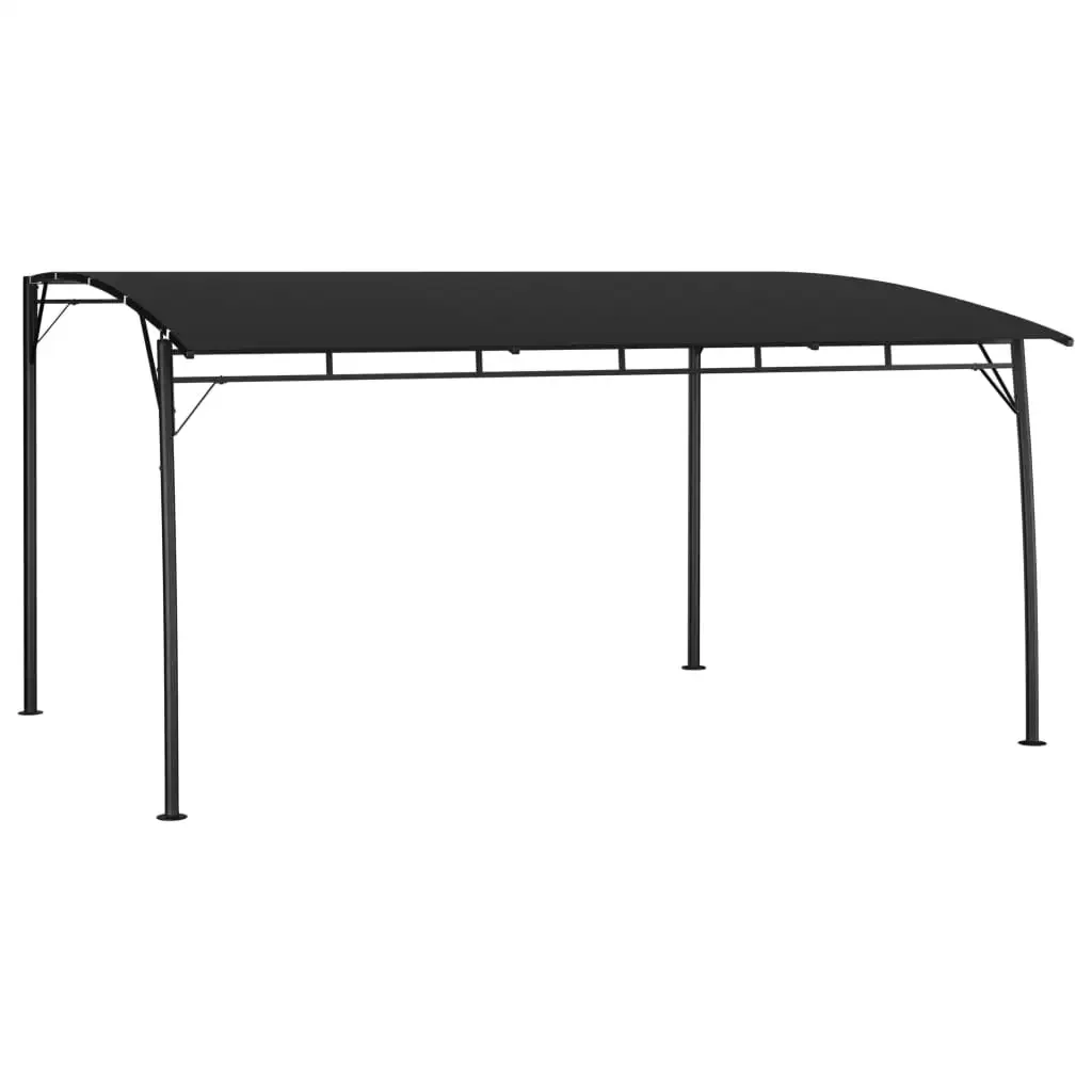 Vidaxl Anthracite Garden Sunshade Awning 4X3x2.55 M Outdoor Products Sunshade And Rainproof Outdoor