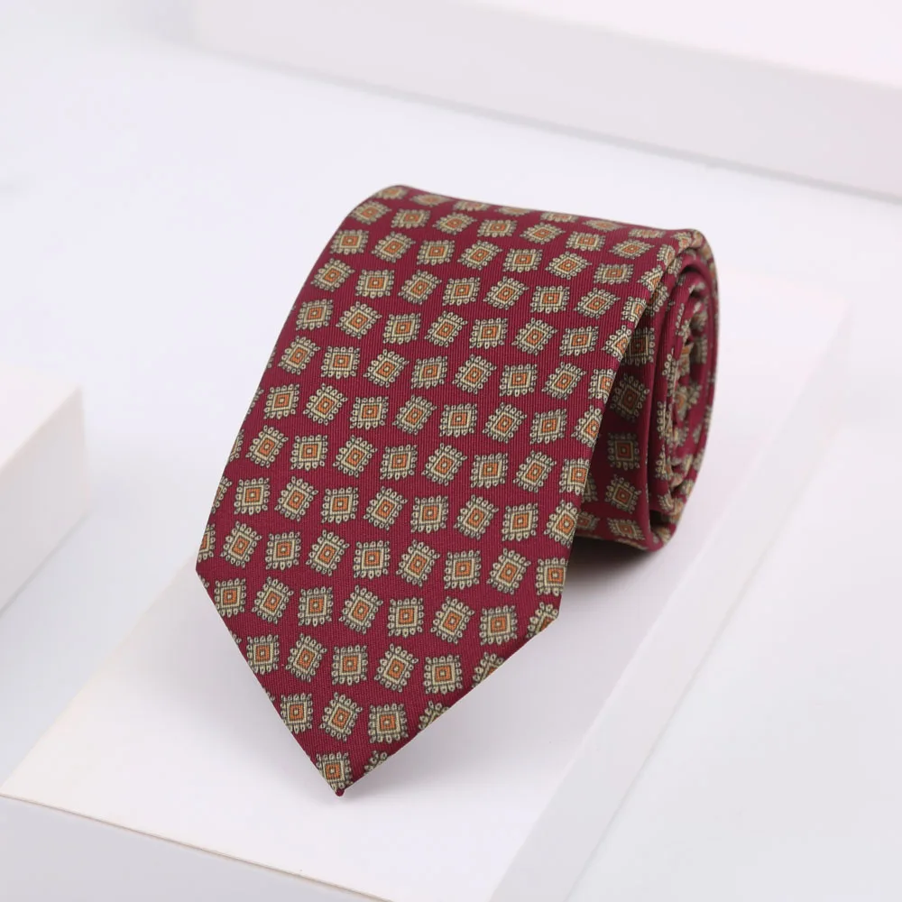 Herren-Krawatten mit Polka-Dot-Jacquardmuster für Geschäftsmänner, Weiche Neuartige Krawatte, Gravata für Hochzeiten und Partys, Krawatten für Smokings und Festliche Anlässe – Detail 9