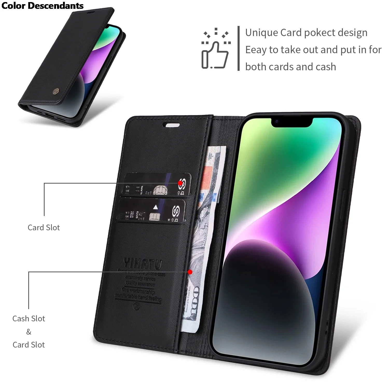 Flip Cover Leather Case For Xiaomi Redmi Note 13 4G 13C Note13 Pro+ 13Pro Plus 5G Magnetic Wallet Bags Phone Cases Card Slot