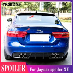 YKSRDNF Car high quality carbon fiber roof spoiler luggage tail 1Pcs car shape for Jaguar spoiler XE 2015 2016 2017