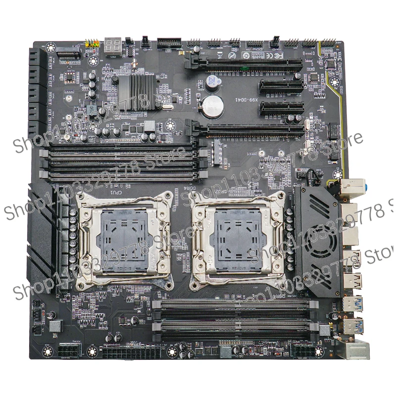 High Performance X99 Dual CPU/Socket Motherboard Xeon E5 LGA2011-3 Dual Channel DDR4 Max 256G For Server Motherboard