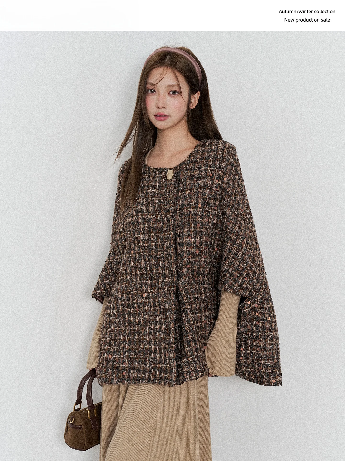 

MAXMENT Трикотажная кофта-свитер с воротником-хомутом, утягивающая талию, с длинными рукавами, женская модная верхняя одежда