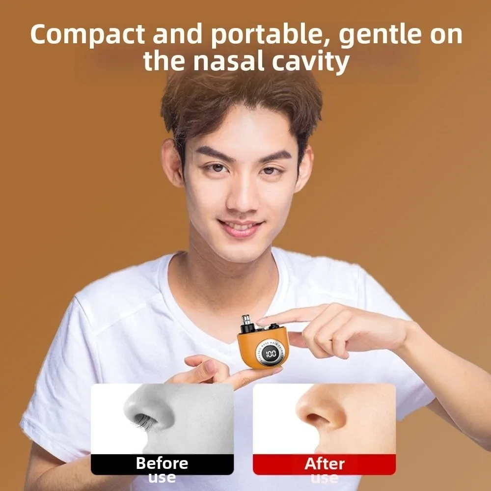 Painless Electric Nose Hair Trimmer Pocket Design Electric Operation Eyebrow Sideburns Trimmer Rechargeable Efficient