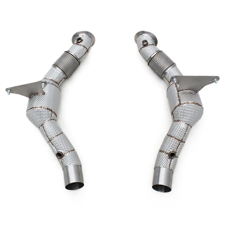 

Custom Catted Header Downpipe For Ferrari 488 GTB/Spider/Pista 3.9T V8 2015-2019 Stainless Steel Exhaust System With Catalyst