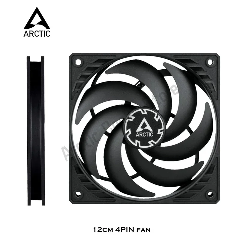 Arctic p12 magro pwm pst 12015 caso ventilador 12cm ultra-fino 15mm grosso cpu ventilador de refrigeração pwm controle de temperatura 120mm